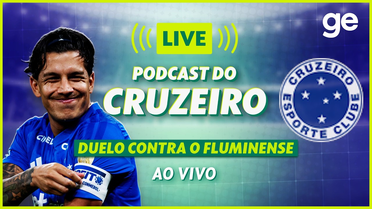 AO VIVO! GE CRUZEIRO ANALISA O EMPATE COM O FLUMINENSE PELO BRASILEIRÃO | #podcast | ge.globo