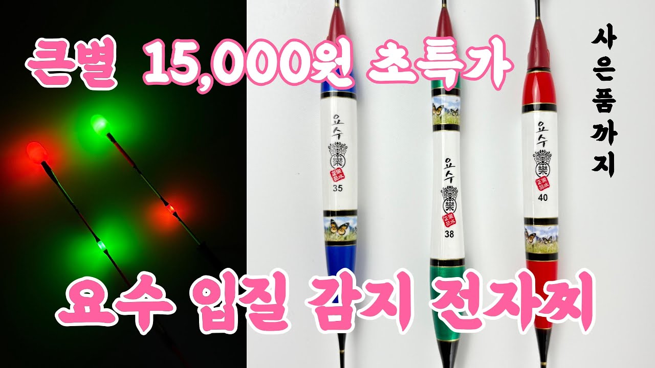 요수 큰별 입질 감지 전자찌 이 가격 말도 안 돼