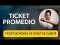 Ticket Promedio [Promedio del cliente Vs. Promedio del pedido]