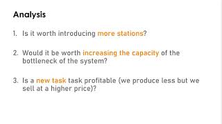 Optimization. Line Balancing Case 17