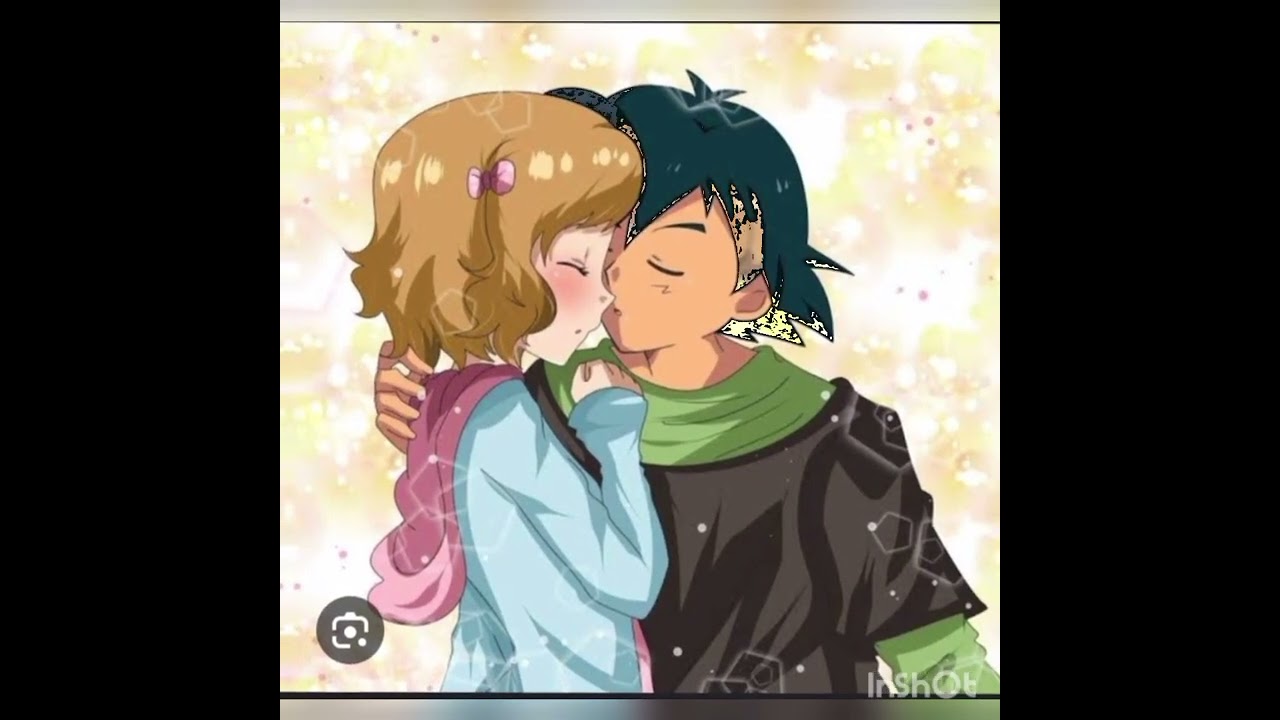 ash x Serena kiss❤️❤️❤️
