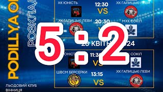 ШВСМ Берсерки Патріот Вінниця- Галицькі Леви Львів 🏒🥅 PODILLYA OPEN CUP 🏆🥇13:15📹📺28.04.2024 Закриття