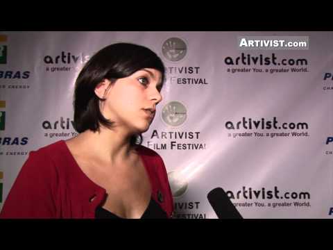 Julia Gallucci at Artivist Film Festival Red Carpet 2011 - video preview