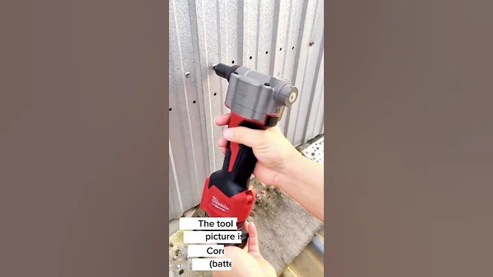 "Milwaukee Cordless Rivet Tool in Action – Fast & Easy Riveting!"