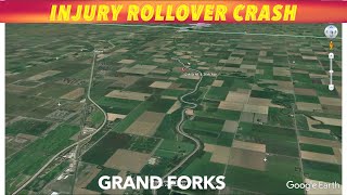 Late Friday Night Injury Rollover Crash By Grand Forks