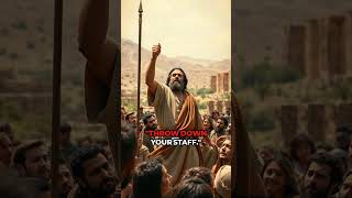 “Moses’ Staff Turns Into a Serpent! 🐍 The Miracle of Truth” #faith