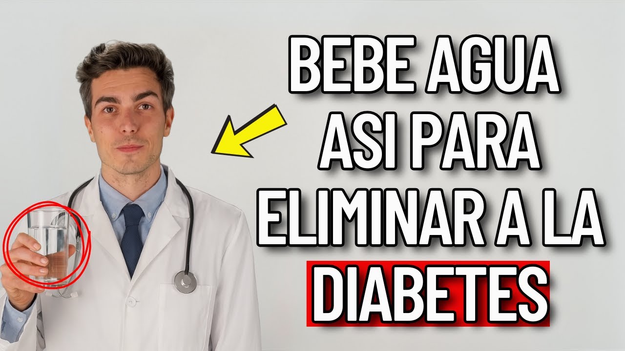 Toma el Agua Así Para Bajar el Azúcar y Prevenir la Diabetes Tipo 2