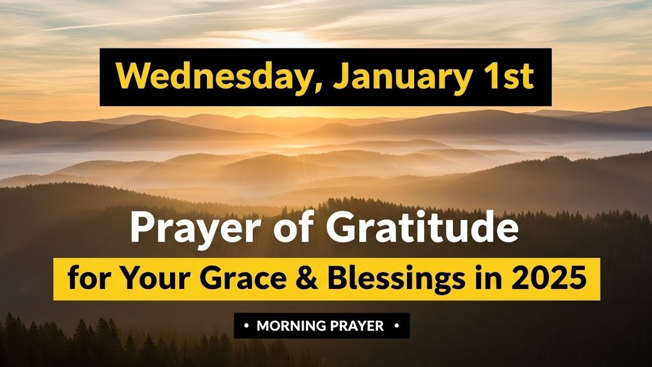 Thank You, God - A Year End Prayer of Gratitude for Your Grace & Blessings in 2025