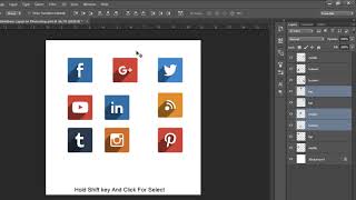 Full Align and Distribute Layers In Photoshop Guide