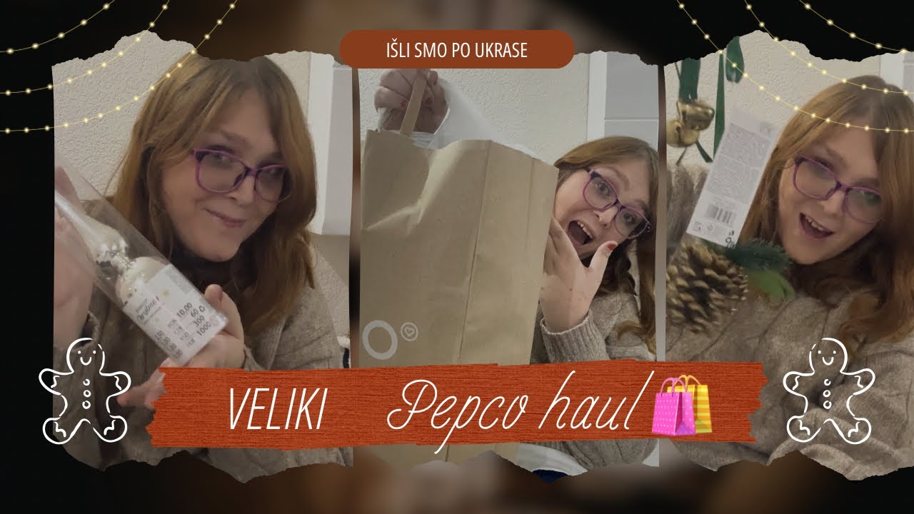 Išli smo po ukrase za jelku + veliki pepco haul 🛍️ | vlogmas ep.04