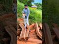 Esto vale cada poste🤑🤑#woodwork #chainsaw #asmrvideo