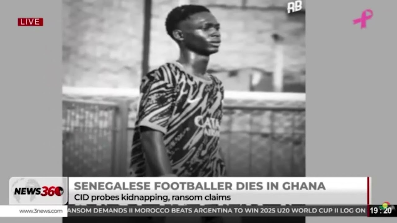 Отдел уголовного розыска Ашанти расследует смерть сенегальского футболиста, предположительно зама...