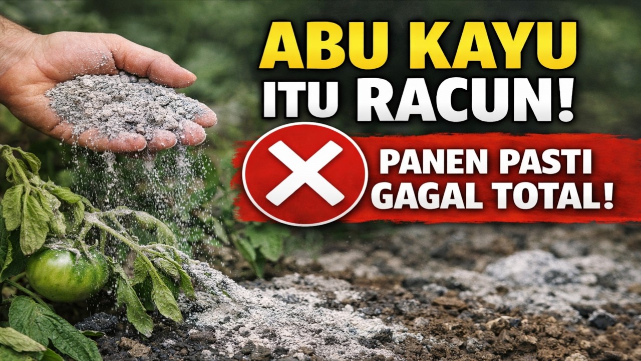 ABU KAYU ITU RACUN! Jangan pernah gunakan pada 20 tanaman ini. Kalau nekat, panen DIJAMIN GAGAL TOT