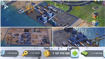 Sim City Build It Mod Apk Gameplay Part 4 || Cargo Ship Dock Unlocking #simcity #simcitymodapk