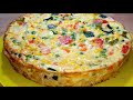 Pastel de verduras al horno*dieta sana*comida casera  *fácil de preparar *v.