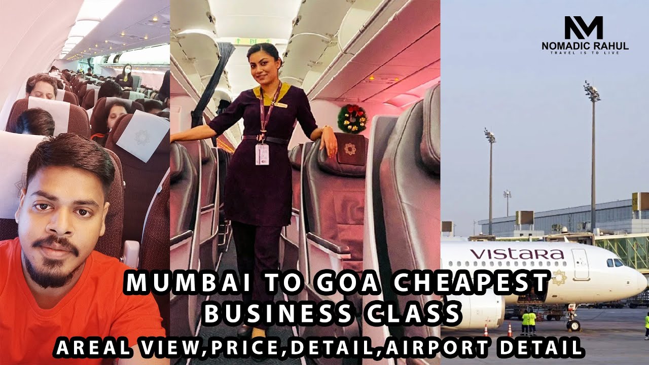 Mumbai to Goa Cheapest Way by Luxury Flight Mumbai to Goa By Flight
