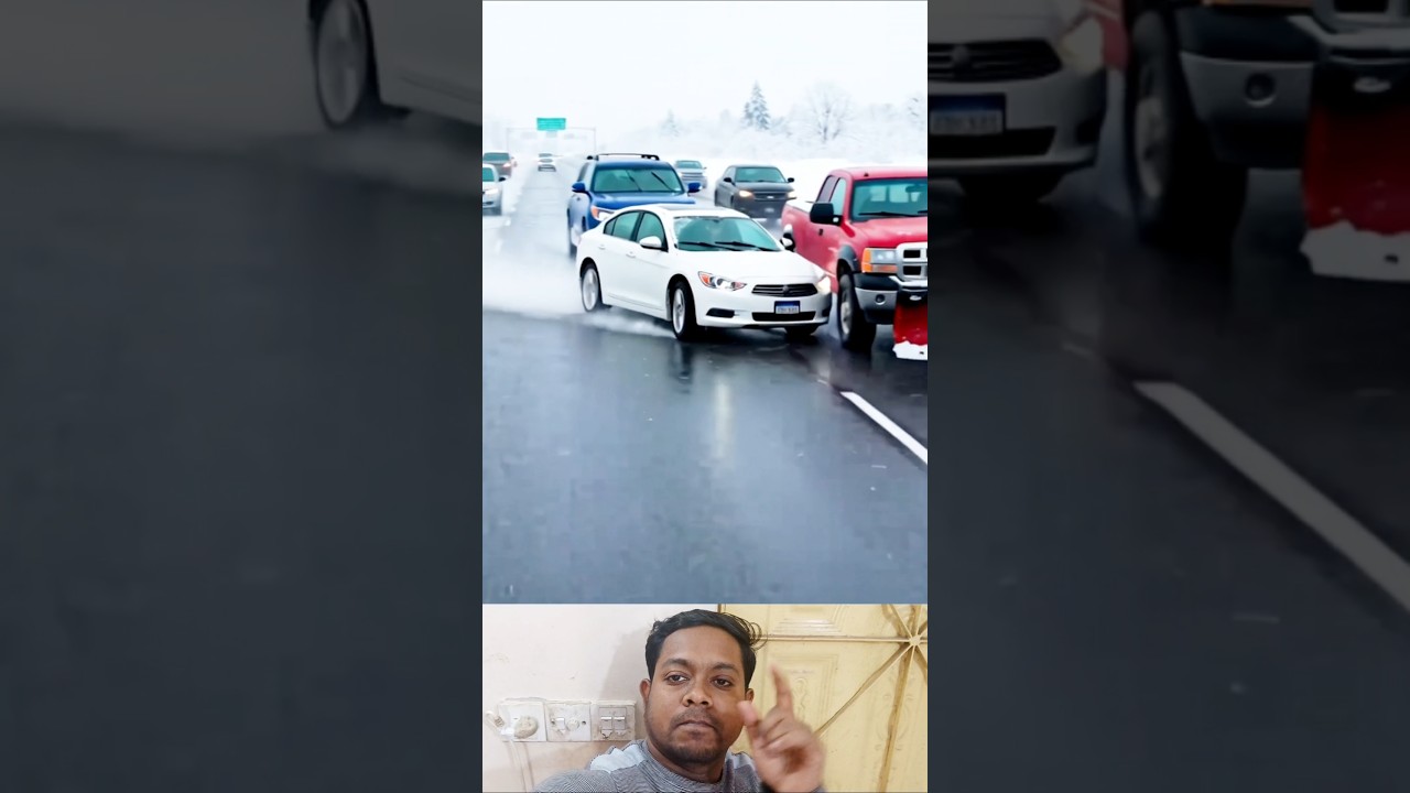 How a car accident happened on American roads. 