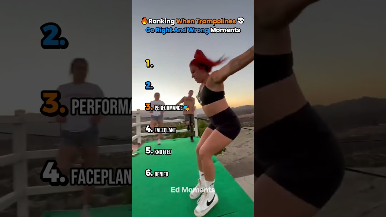 WHEN TRAMPOLINES GO RIGHT AND WRONG MOMENTS #usa