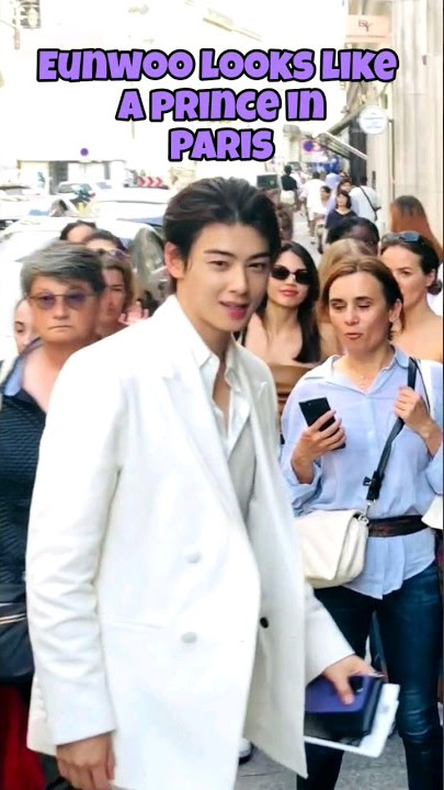 I mean Can we blame her?! 🤭 #chaeunwoo #eunwoo #chaumet #paris #kpop