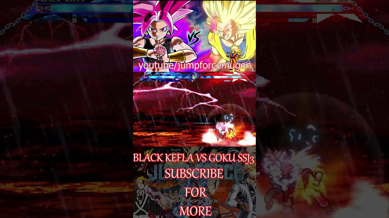 BLACK KEFLA VS GOKU SSJ3 