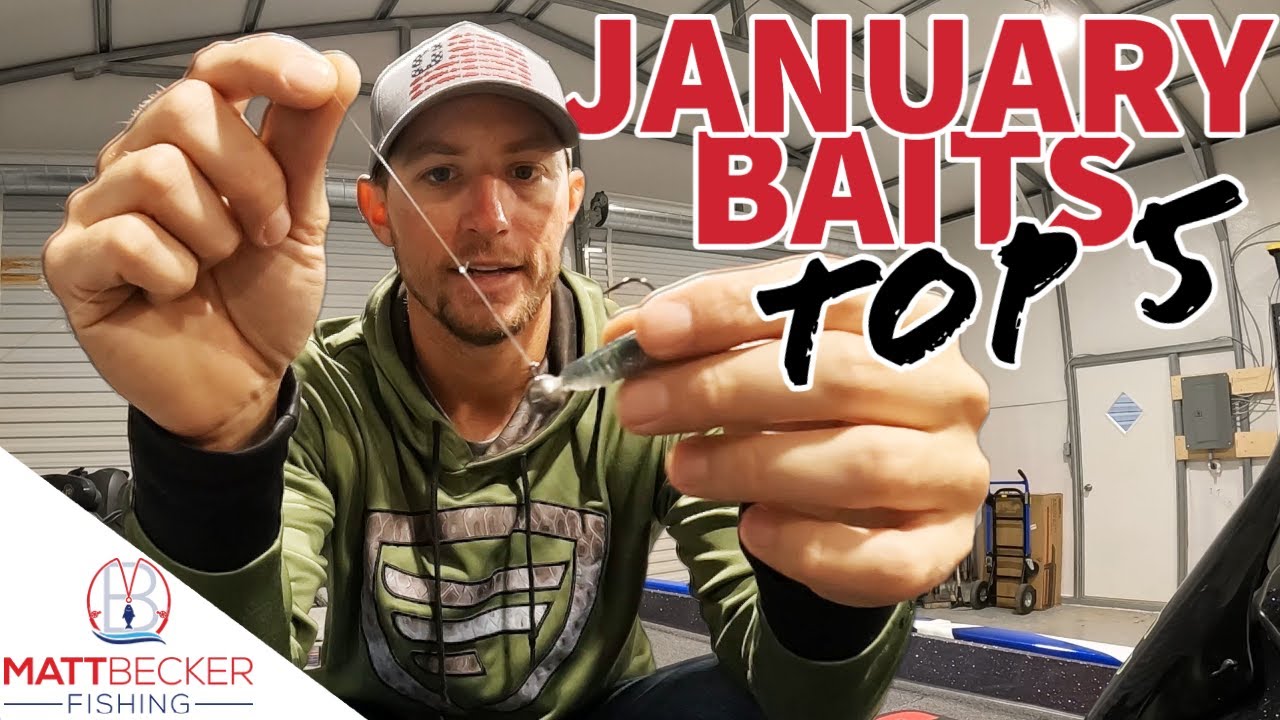 TOP 5 BAITS FOR JANUARY/WINTER BASS FISHING!! (Cold-water Bass Fishing Baits)