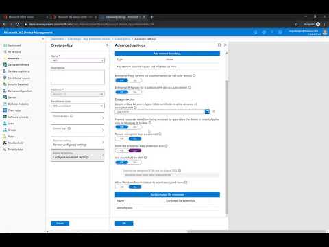 Data Loss Prevention with Windows Information Protection