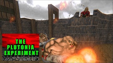 DOOM II with Project Brutality [The Plutonia Experiment] Level 07 Caughtyard