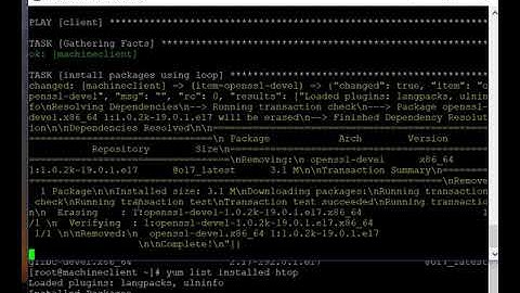 1. How to uninstall multiple packages using Ansible