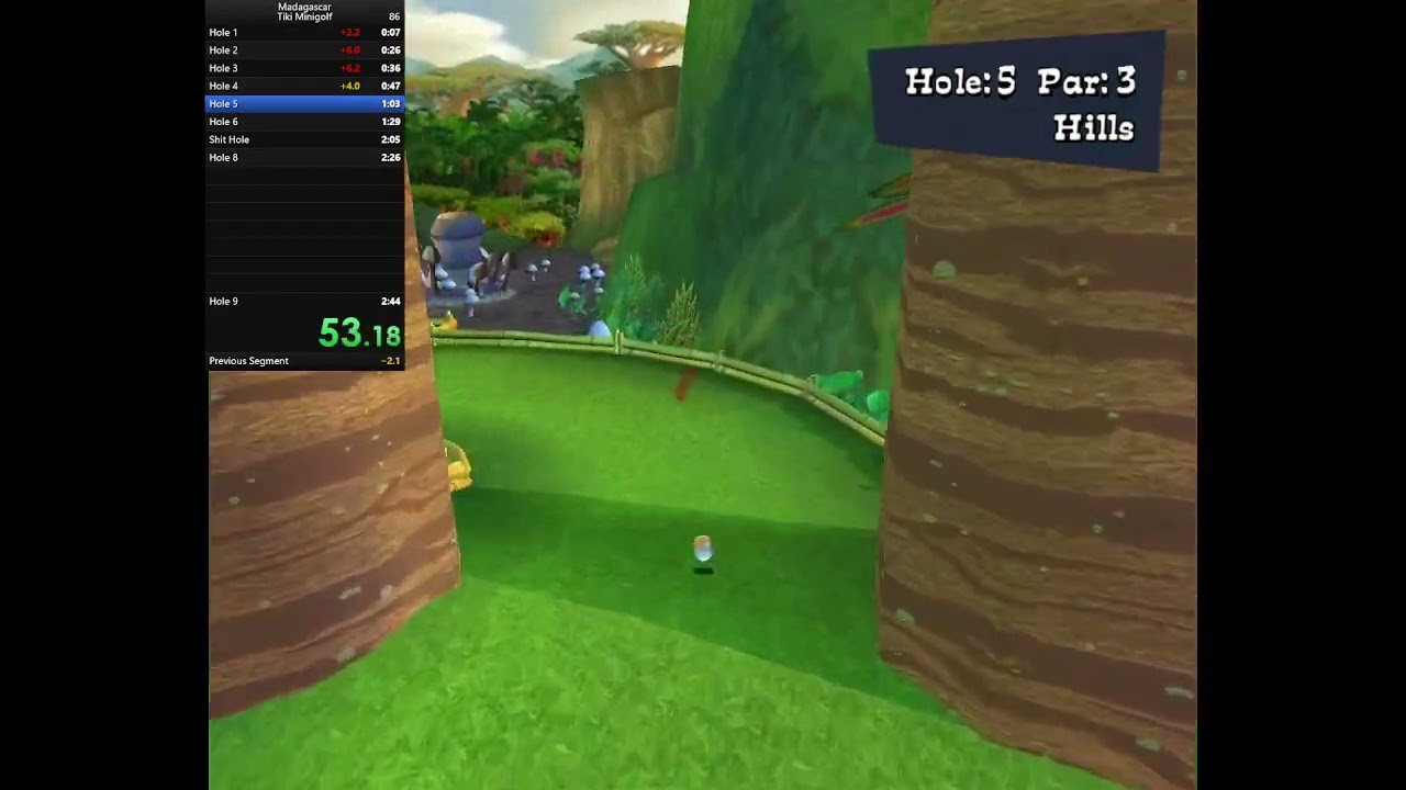Madagascar Tiki Mingolf Run in 2.39