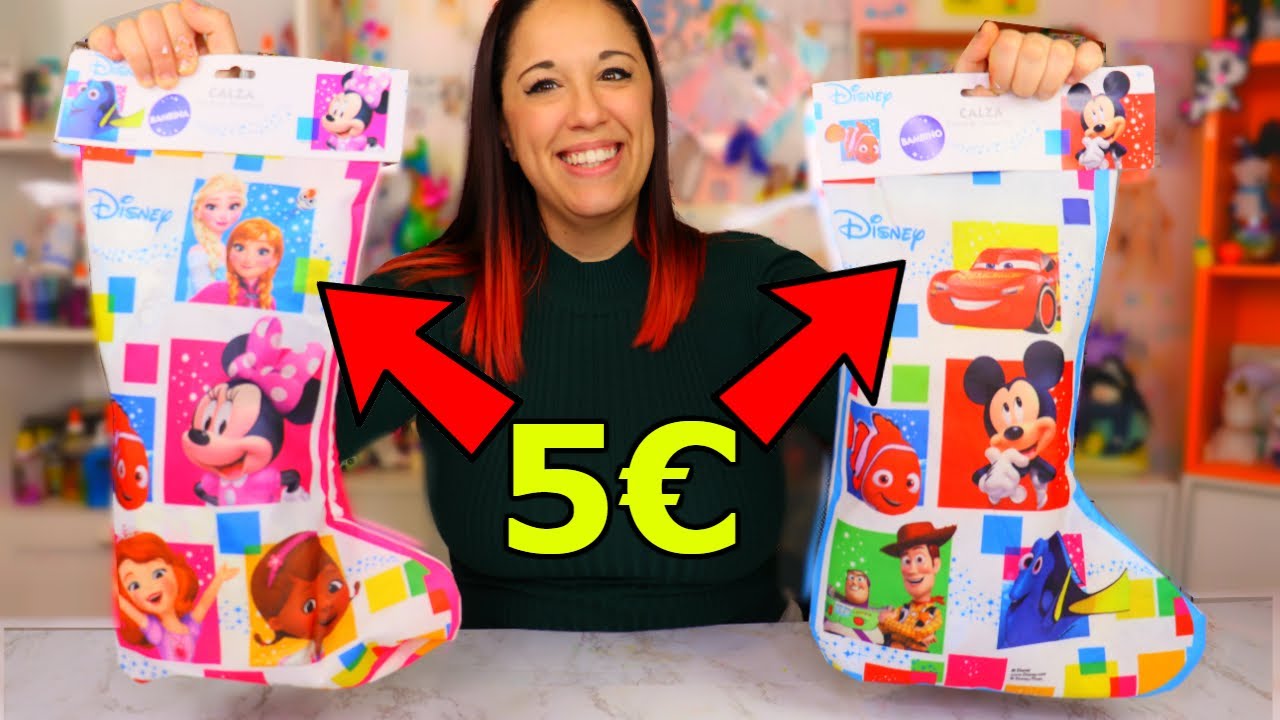 Apro CALZE BEFANA DISNEY da 5 EURO DELL'EUROSPIN! COSA TROVERO'