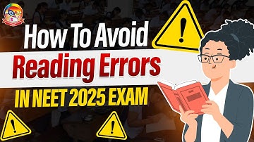 How To Avoid Reading Errors in NEET 2025 Exam || NEET 2025 Updates || @srichaitanyagosala