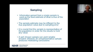 PPI webinar: Introduction to statistics