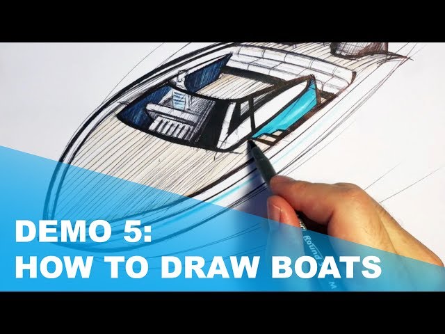 Sketching a Speed Boat: Using Arcs in Perspective - Core77