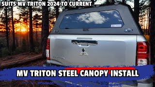 How To Install An Oz Canopies & 4X4 Steel Canopy On A Mv Triton