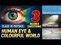 Exam -Trusted 3 Mark Questions| Human Eye & Colourful World| Jkbose2026
