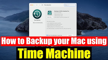 How to setup and back up your Mac with Time Machine | Turn on CC for details