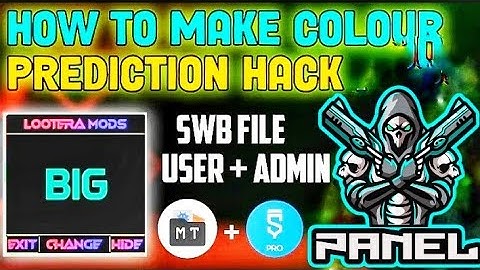 How to make colour prediction hack in sketchware project user and admin panel