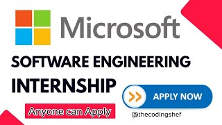 Microsoft Internship of Software Engineer 2020| Get Job With Microsoft