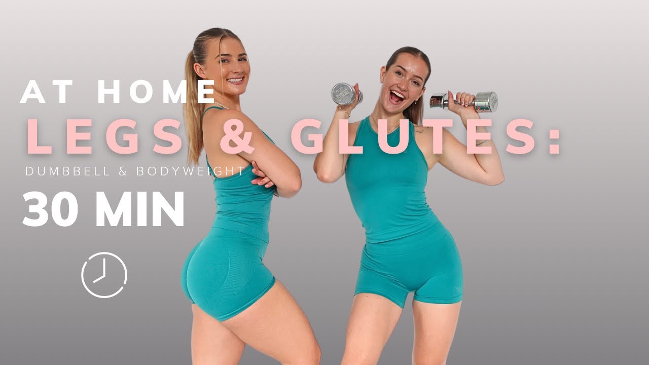 At home - legs & glutes workout (30 minutes) - YouTube