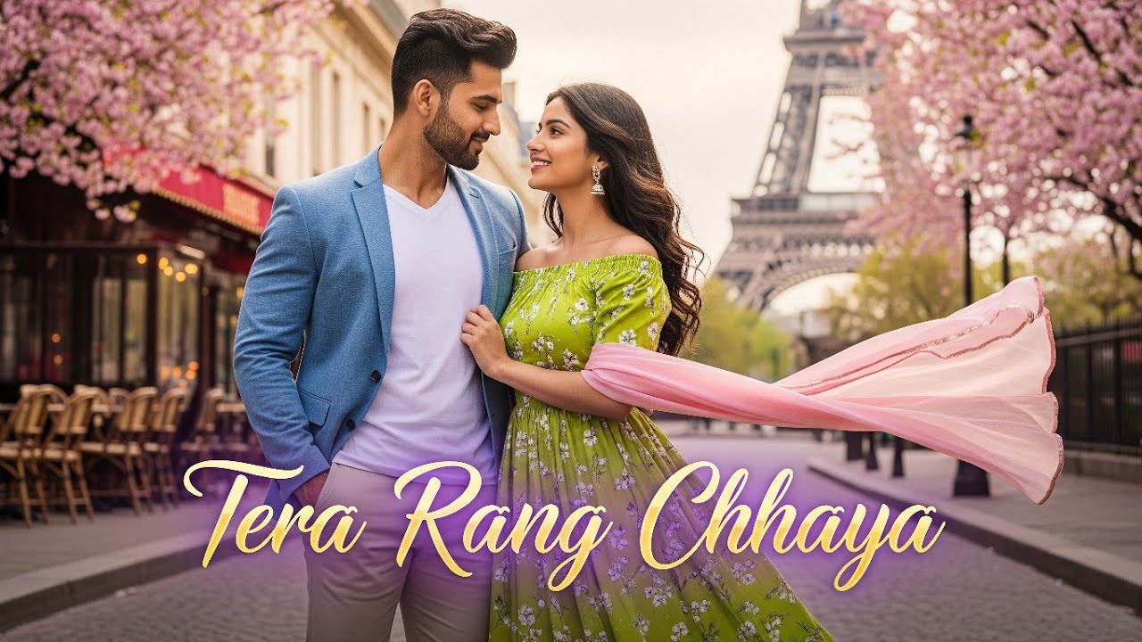 Tera Rang Chhaya | Official Music Video | Bollywood Romantic Duet | Love in France