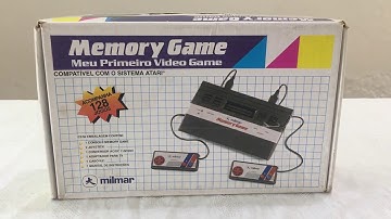 Memory Game clone do Atari fabricado pela Milmar com 128 jogos na memória