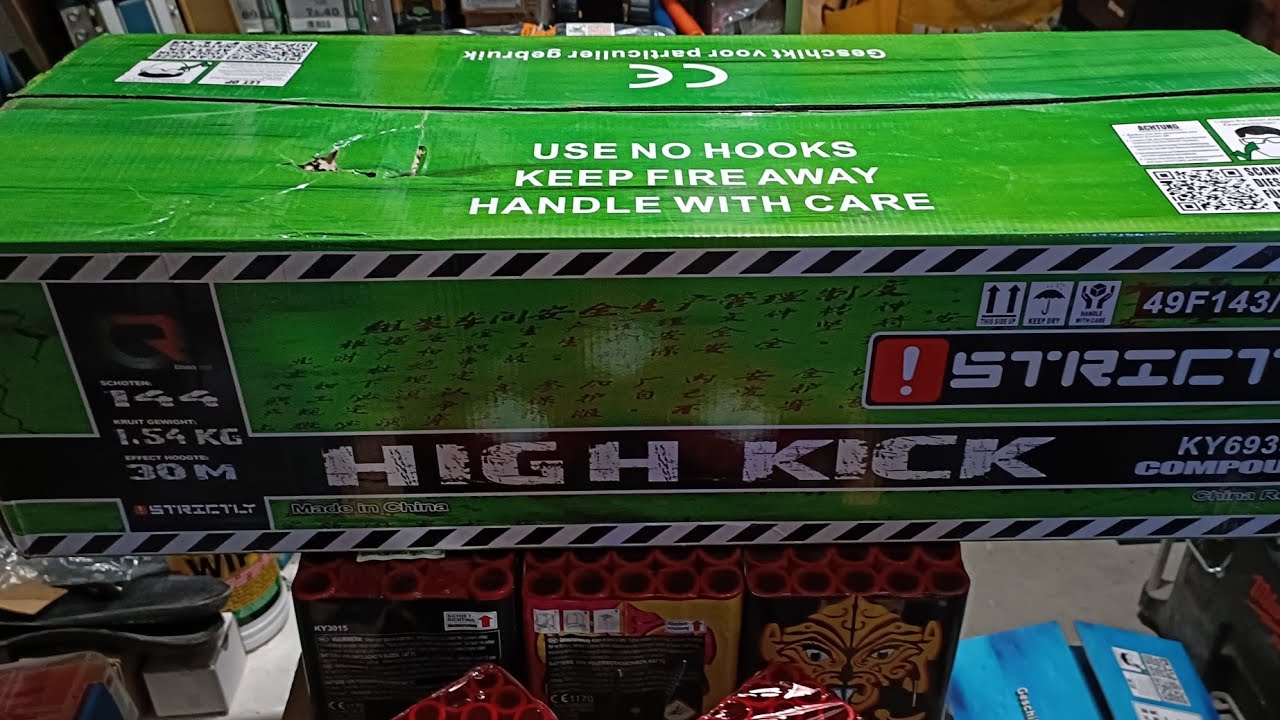 China Red, High-Kick 144 shots compound