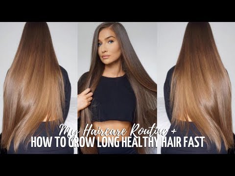 HOW TO GROW LONG HEALTHY HAIR FAST - MY HAIR ROUTINE + TIPS | ALICEOLIVIAC