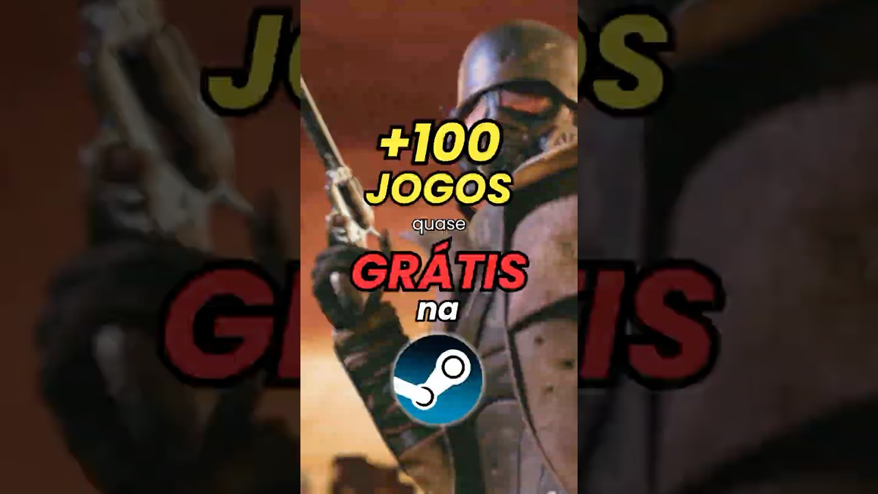 MAIS DE 100 BONS JOGOS quase DE GRAÇA NA STEAM! #shorts