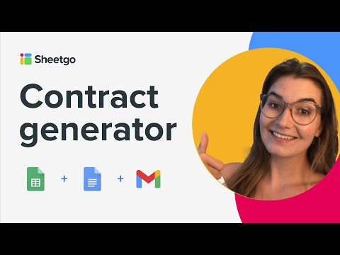 How to create an automated Contract generator in Google Sheets, Google Docs, and Gmail