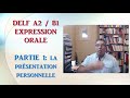 DELF A2 / DELF B1   EXPRESSION ORALE   1