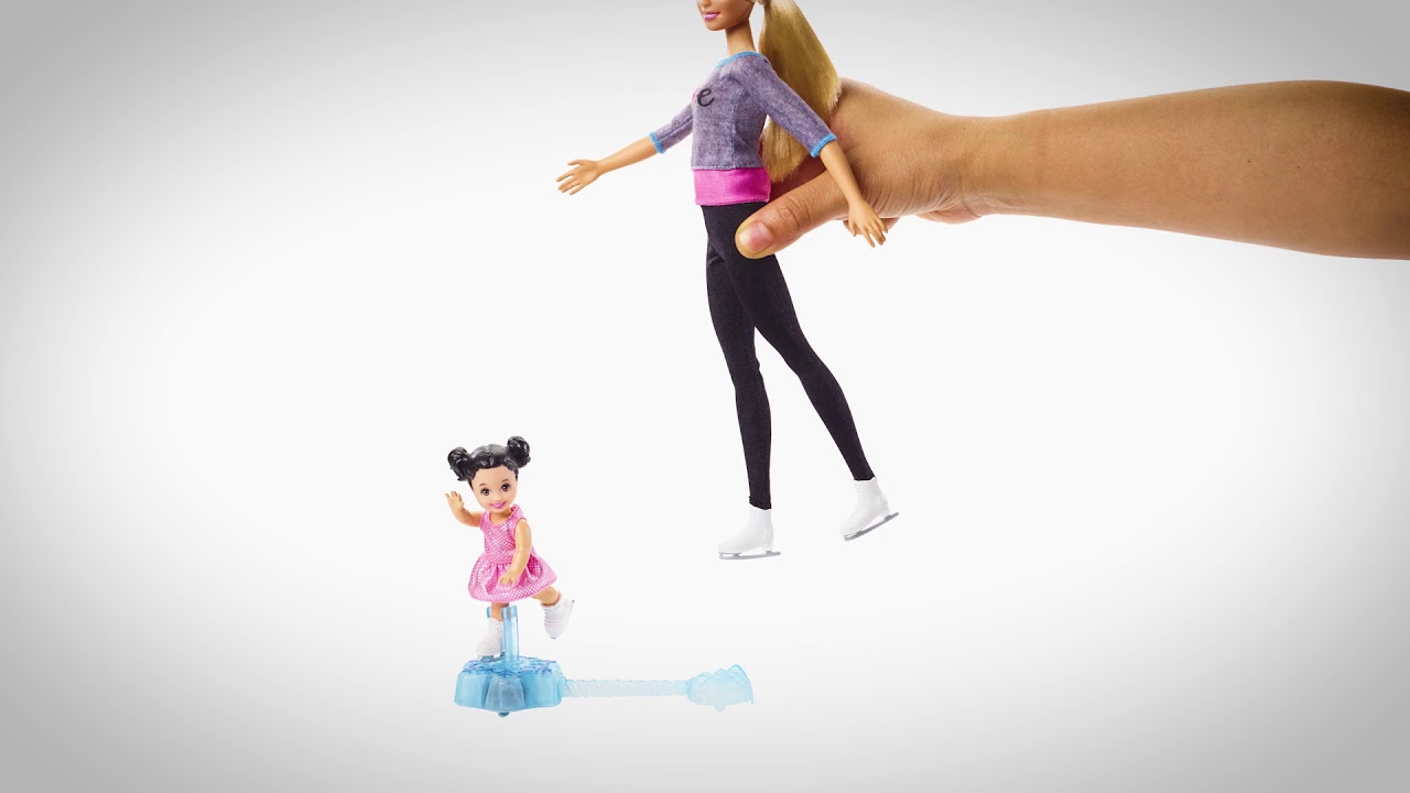 barbie ice skating coach