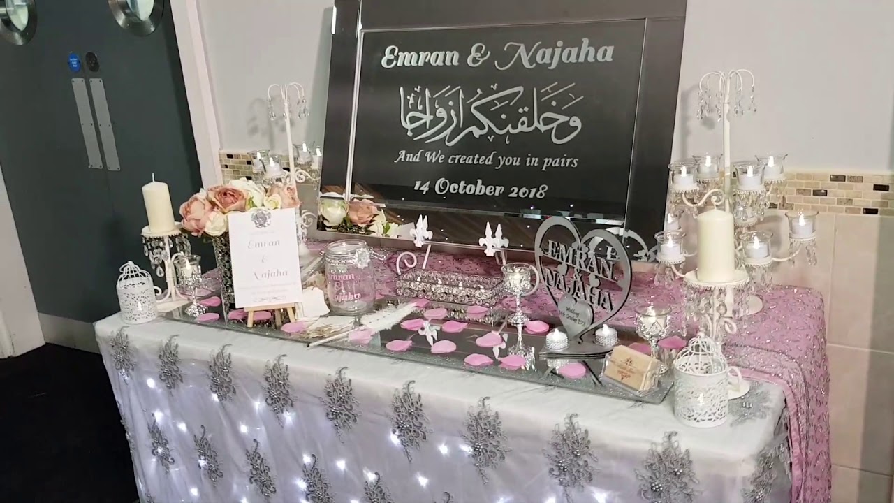 Wedding Entrance Table Video YouTube