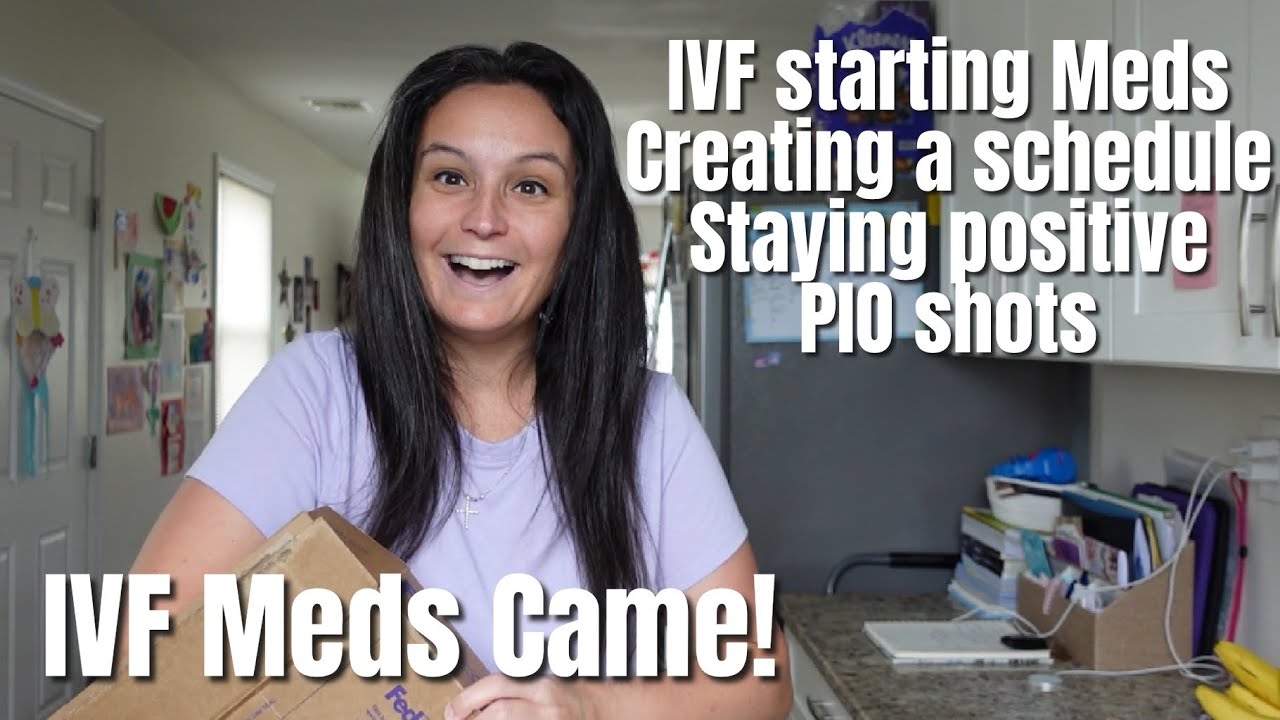 IVF Vlog 2/3, IVF Mom of 2, Starting Estrogen & Progesterone shots, creating an IVF schedule