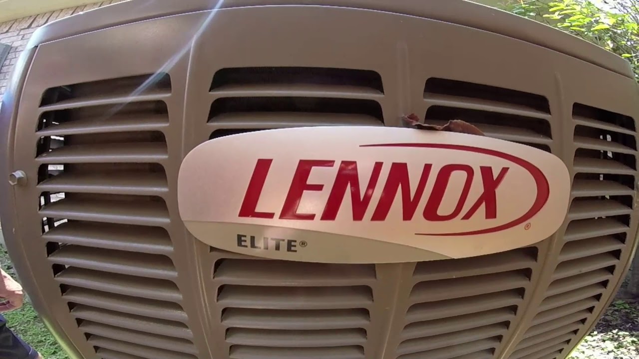 2017 Lennox XC16 4 Ton Central Air Conditioner Starting Up ...